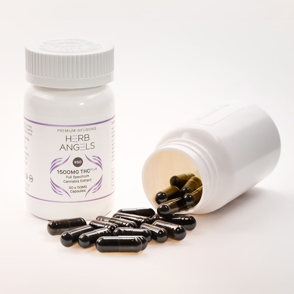 RSO capsules - Premium Full Extract Cannabis Oil in easy-to-take capsule form for precise dosing